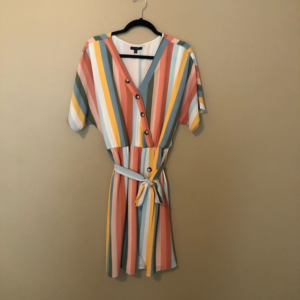 Lily Black Stripe Dress